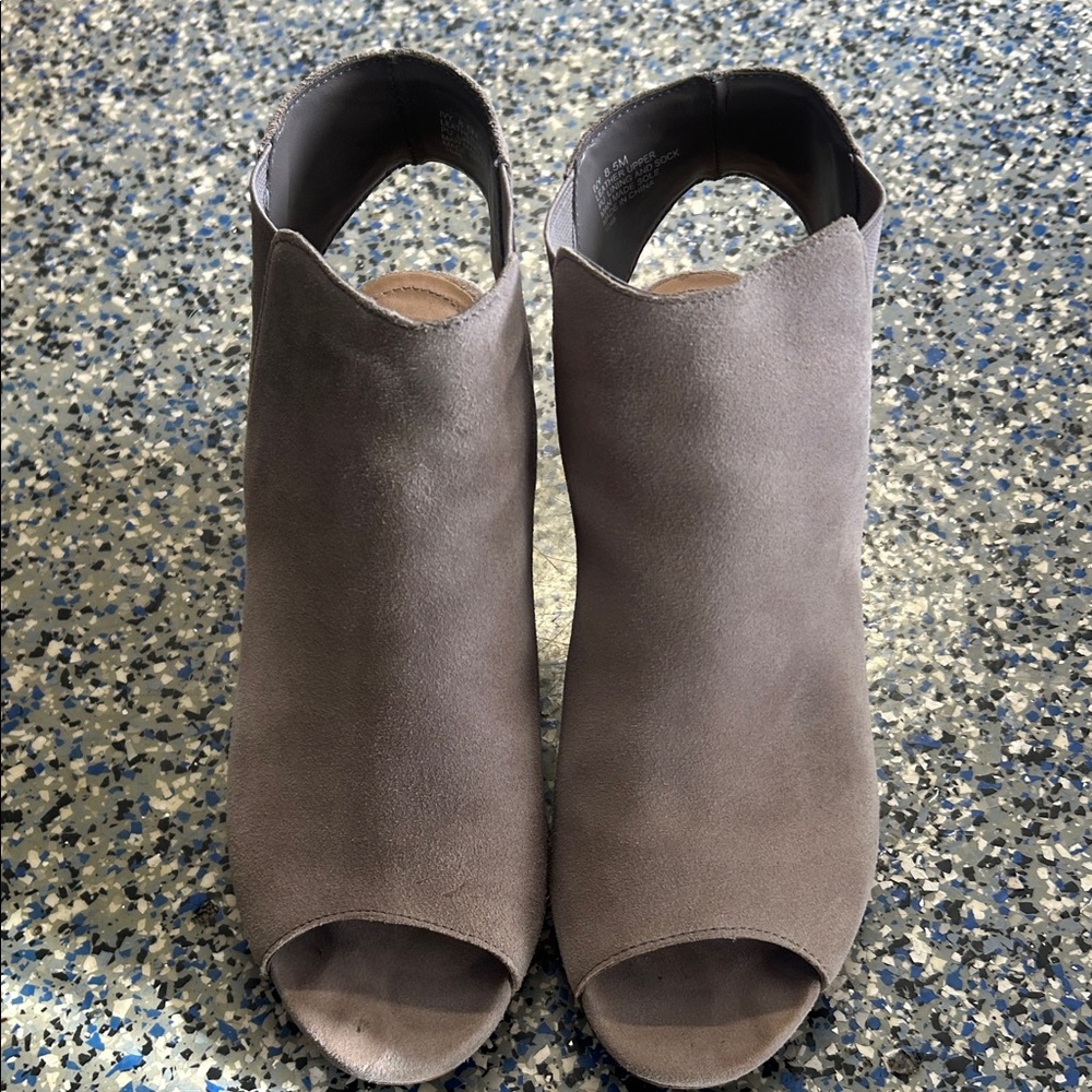 Steve Madden Women's Suede Gray Mules